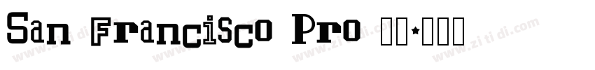 San Francisco Pro 字体字体转换